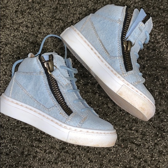 Giuseppe Zanoti Denim sneakers size 21 - Picture 4 of 5